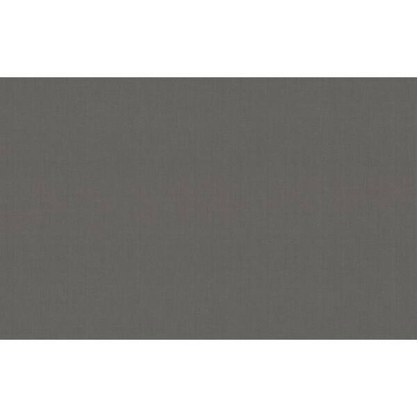 York Wallcoverings Charcoal Metallic Panama Weave Vinyl Wallpaper, 26 in. x 30 ft.