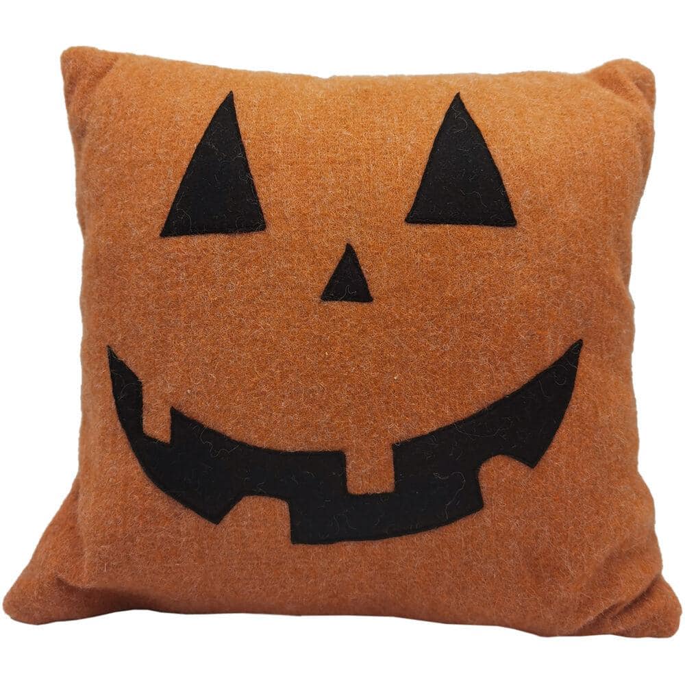 Lighted Halloween Decorative Throw Pillow - Haunted House