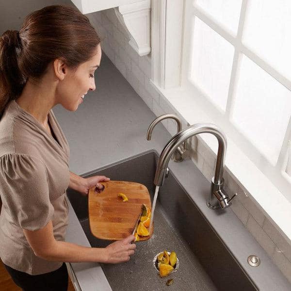 countertop push button for garbage disposal