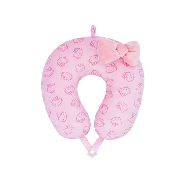 Ful Hello Kitty Portable Travel Neck Pillow, Pink
