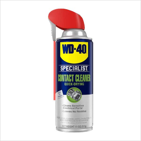 WD-40 SPECIALIST 11 oz. Contact Cleaner, Quick-Drying Electric Equipment Cleaner with Smart Straw