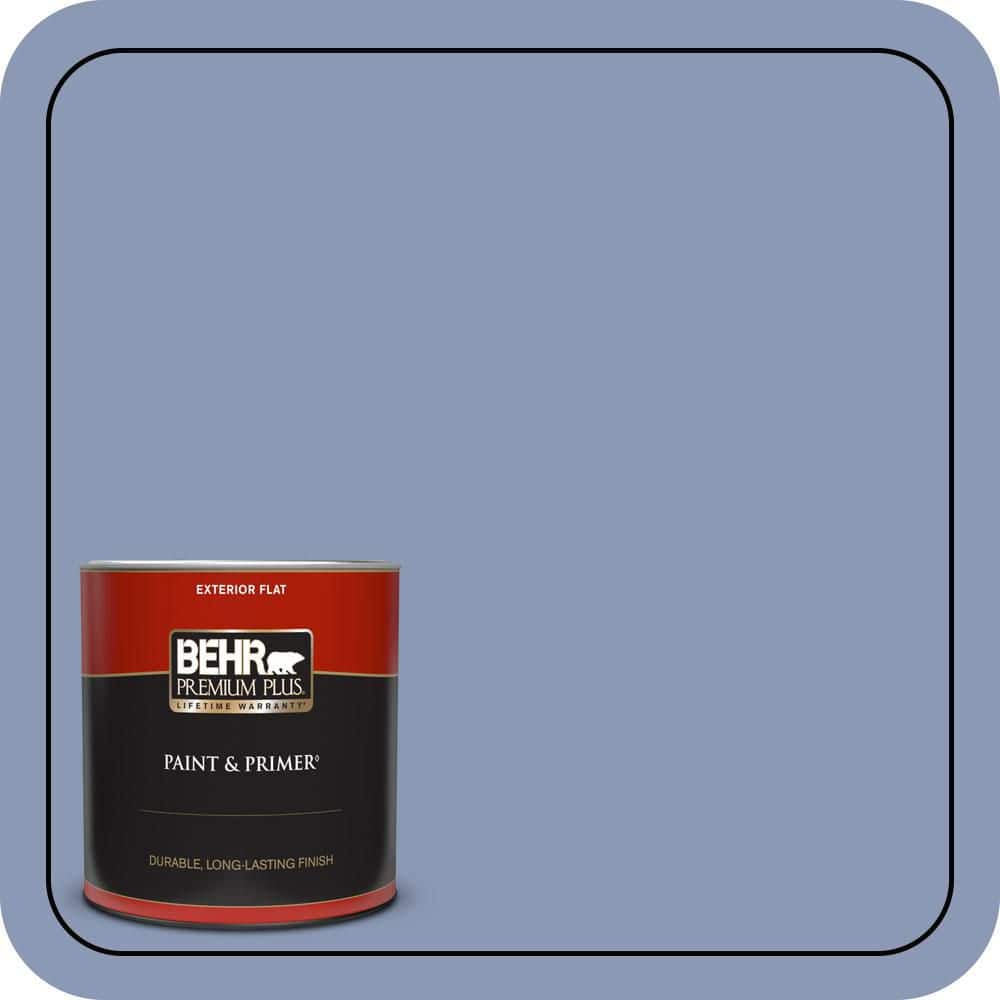 1 qt. #600F-5 Blueberry Buckle Flat Exterior Paint & Primer price history on PriceWatchPro