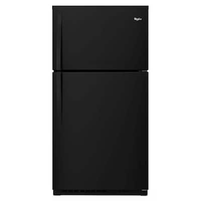 21.3 cu. ft. Top Freezer Refrigerator in Black