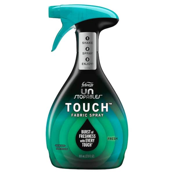 Febreze Unstopables Touch 27 oz. Odor Eliminator Fresh Scent Fabric  Freshener 003700087350 - The Home Depot