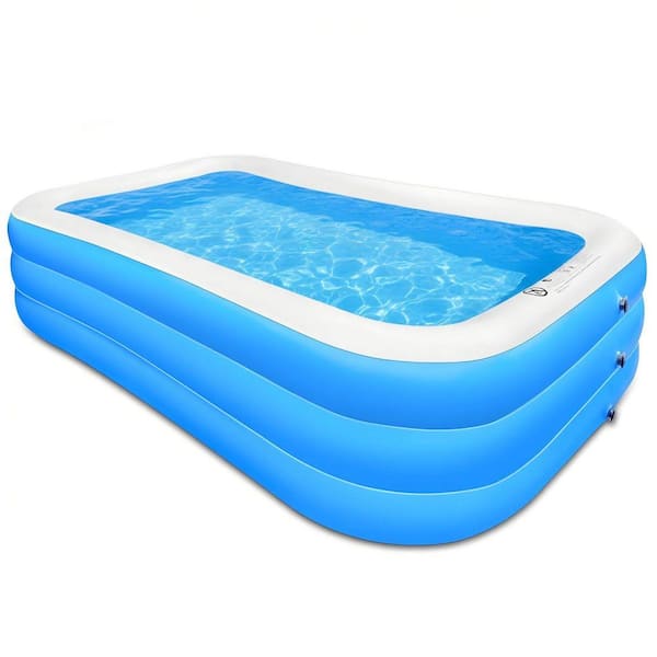 Yonganley 120 in X 72 in. Blow up Pool Full Sized Inflatable Pools ...