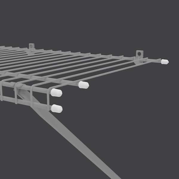 White Plastic Small End Caps (1000-Pack)