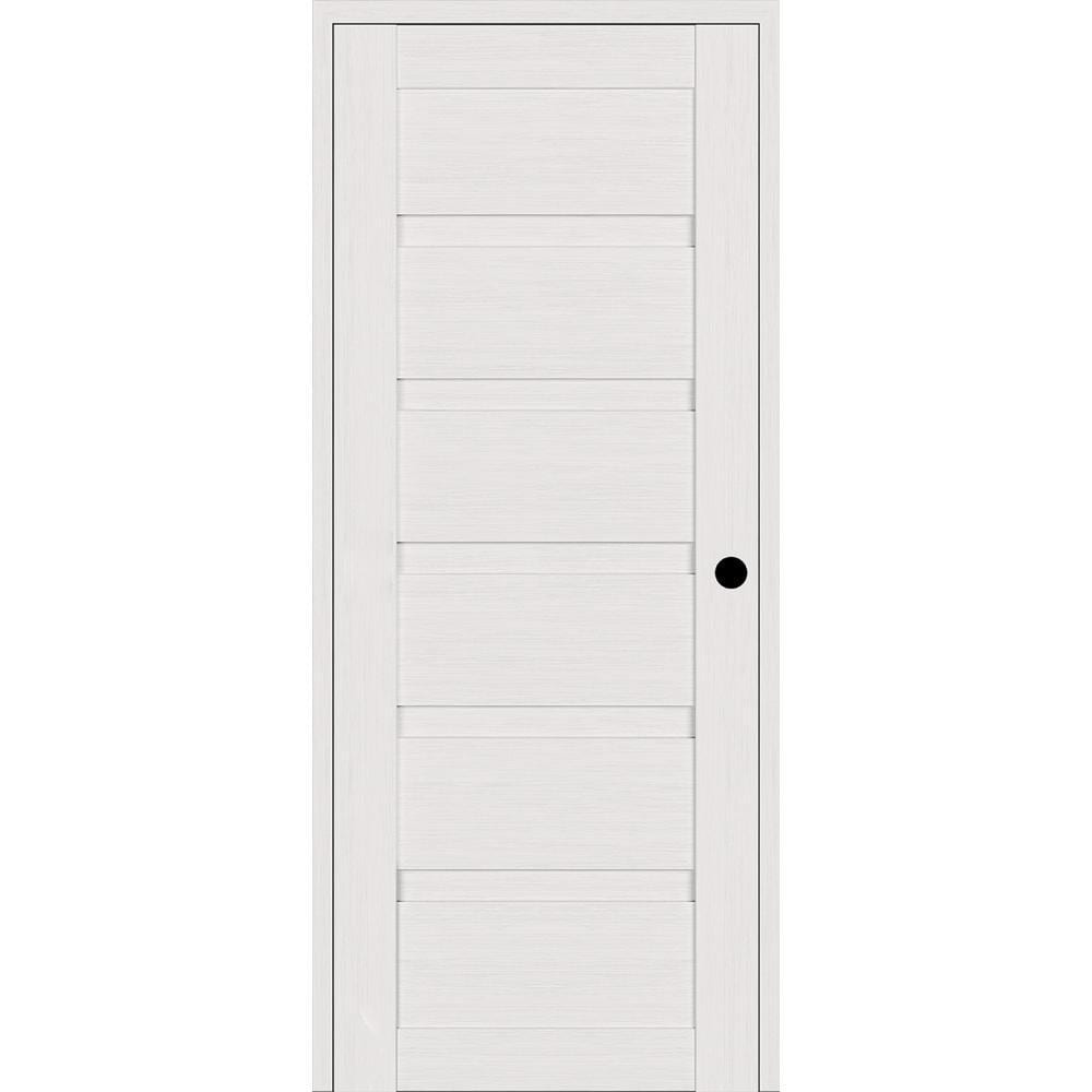 Louver Diy-Friendly 30 in. x 79,375 in. Left-Hand Binaco Noble Wood Composite Single Swing Interior Door price history on PriceWatchPro