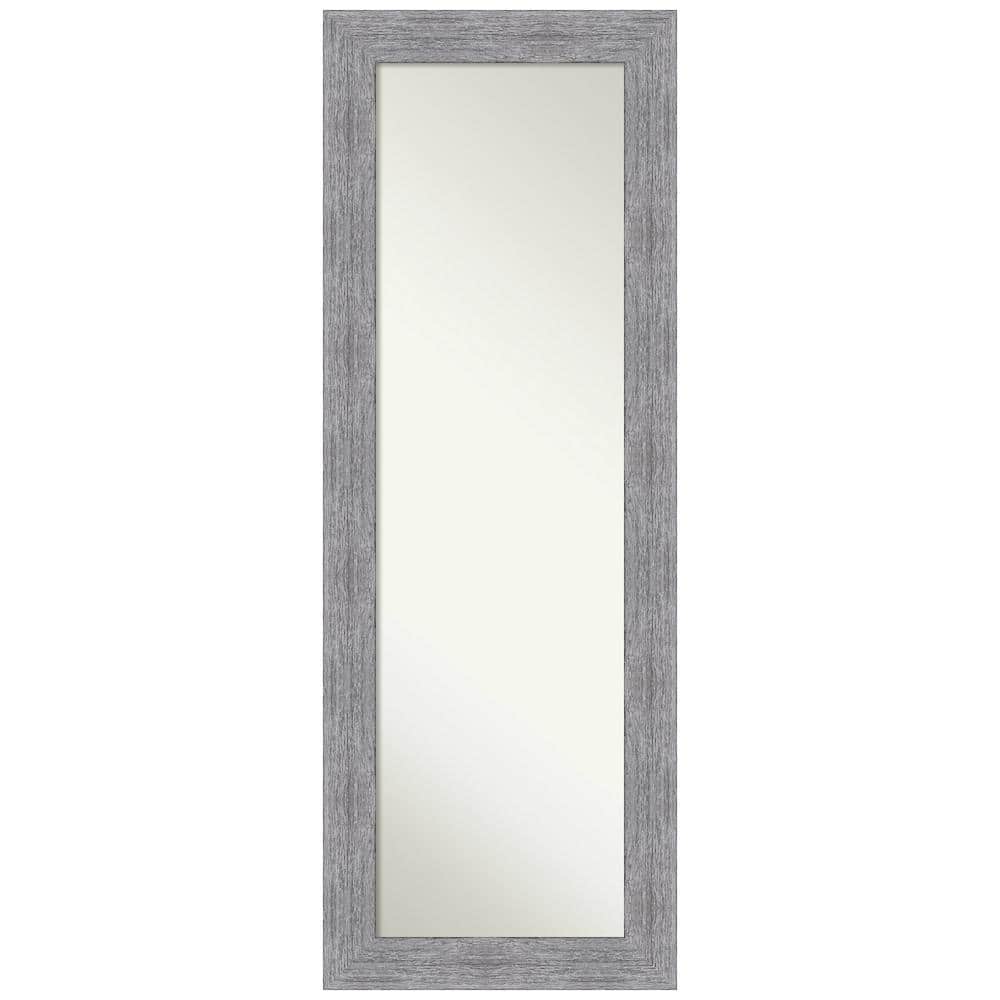 Bark Rustic Grey Full Length Over-the-Door Mirror