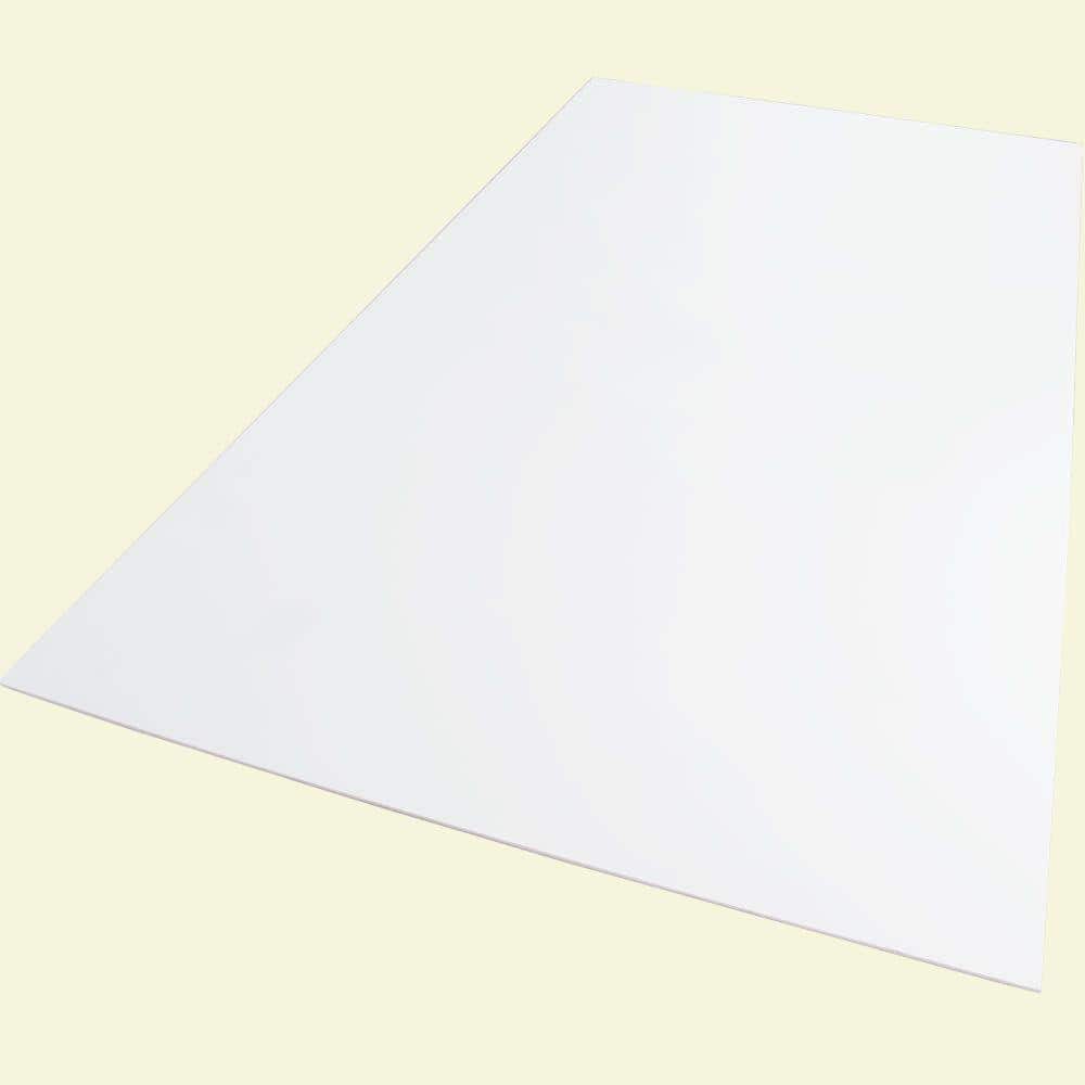 White PVC Celtec Foam Board Sheet 24 x 48 x 6mm / 1/4 (.25) Thick  (Nominal)