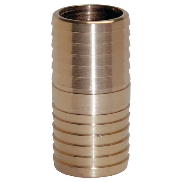 Water Source 1 In Brass Insert Coupling Ic100nl The Home Depot