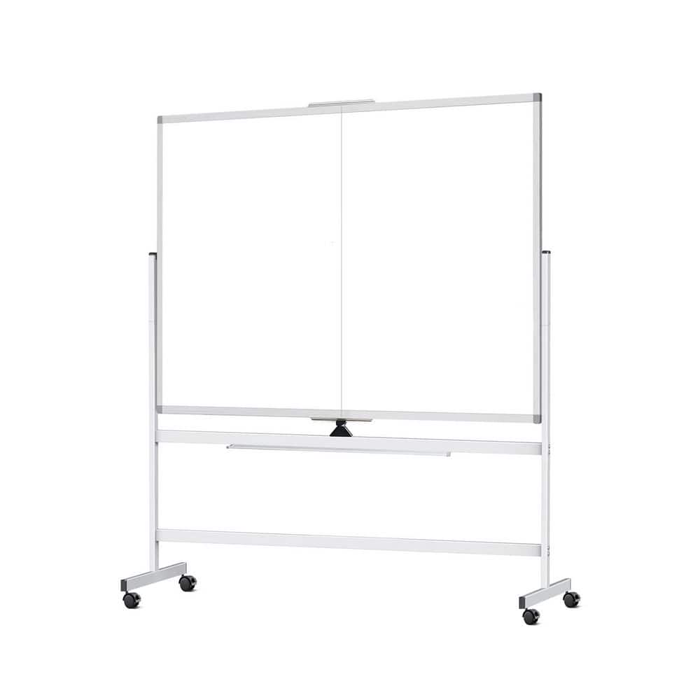 maxtek 60x48 Double Sided Rolling Bulletin Boards Whiteboard Panel