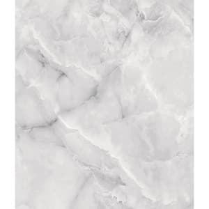 Danby Marble Grey Vinyl Peel and Stick Wallpaper