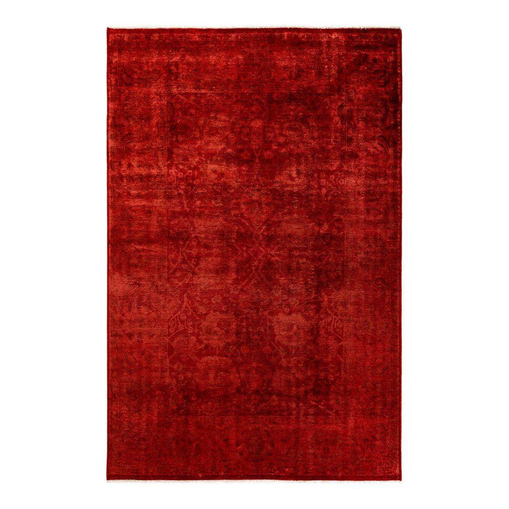 Overdyed Pink 6 ft. x 9 ft. Solid Wool Indoor Area Rug price history on PriceWatchPro