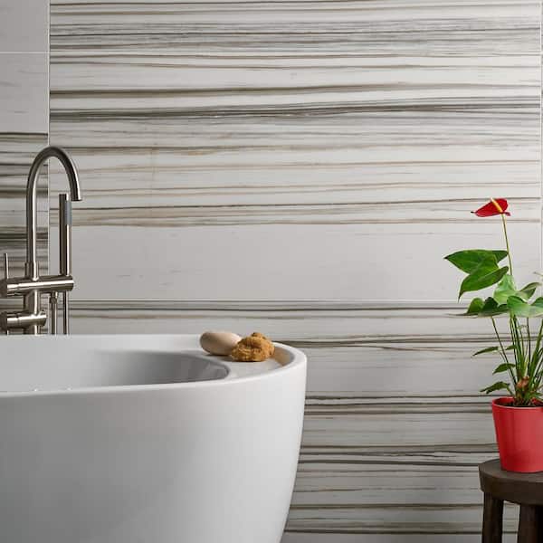 Ivy Hill Tile Imperia Zebrino Brown 23.5 in. x 47.08 in