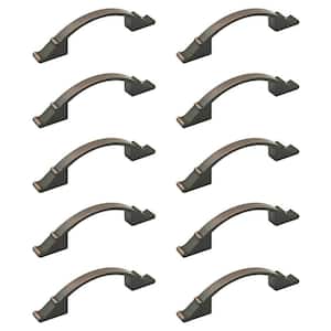 Teramo Collection 3-in (76 mm) or 3 3/4-in (96 mm) Brushed Oil-Rubbed Bronze Traditional Cabinet Arch Pull (10-Pack)
