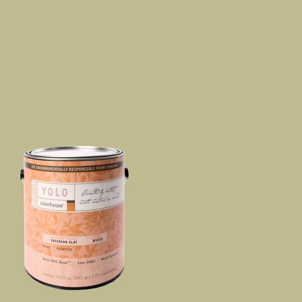 YOLO Colorhouse 1-gal. Leaf .02 Flat Interior Paint-DISCONTINUED