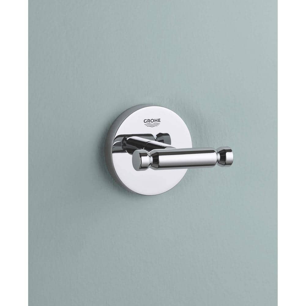 BauCosmopolitan Chrome Wall Mounted Robe Hook