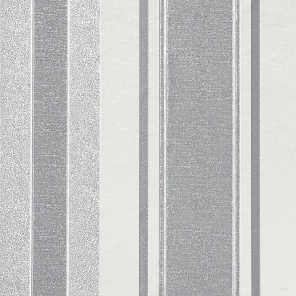 Arthouse Palazzo Silver Stripe Wallpaper Sample
