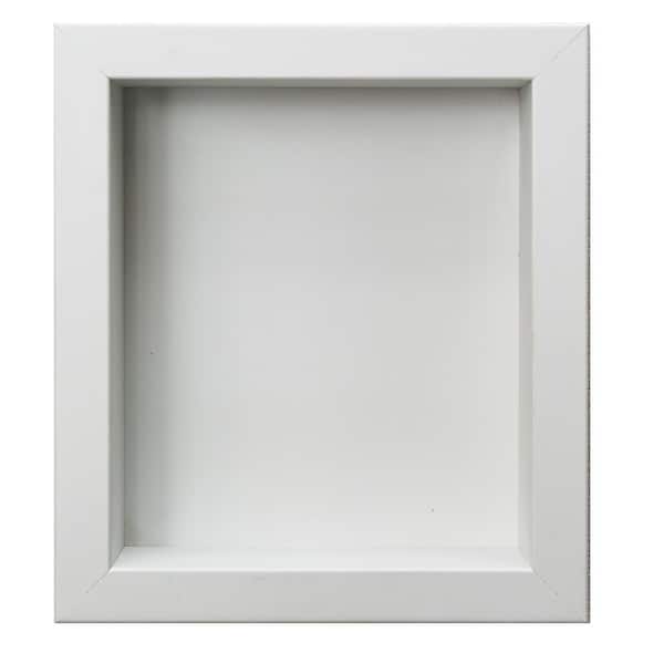 PALISADE 15.5 in. W x 3.75 in. H x 17.5 in. D Vinyl Waterproof Shower Niche Insert in Dusty Pearl