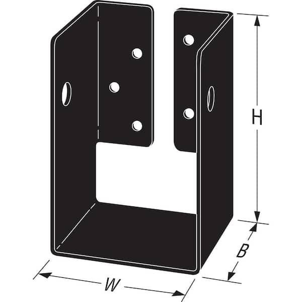 Simpson Strong-Tie Outdoor Accents ZMAX, Black Concealed Simpson Strong-Tie Outdoor Accents ZMAX, Black Concealed