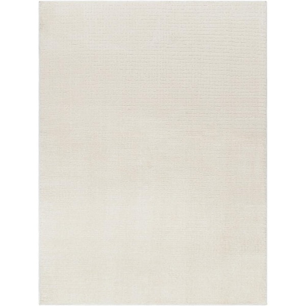 Livabliss Freud Cream Abstract 3 ft. x 7 ft. Indoor Runner Area Rug