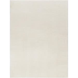 Freud Cream 7 ft. x 9 ft. Abstract Indoor Area Rug
