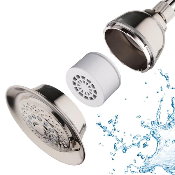 HotelSpa Chrome Kdf 2.5-GPM Shower Head Filter (6-Months Filter Life) at