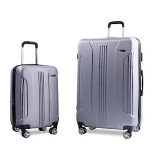 Denali 2-Piece Silver Expandable Hard Side with TSA Lock Luggage Set