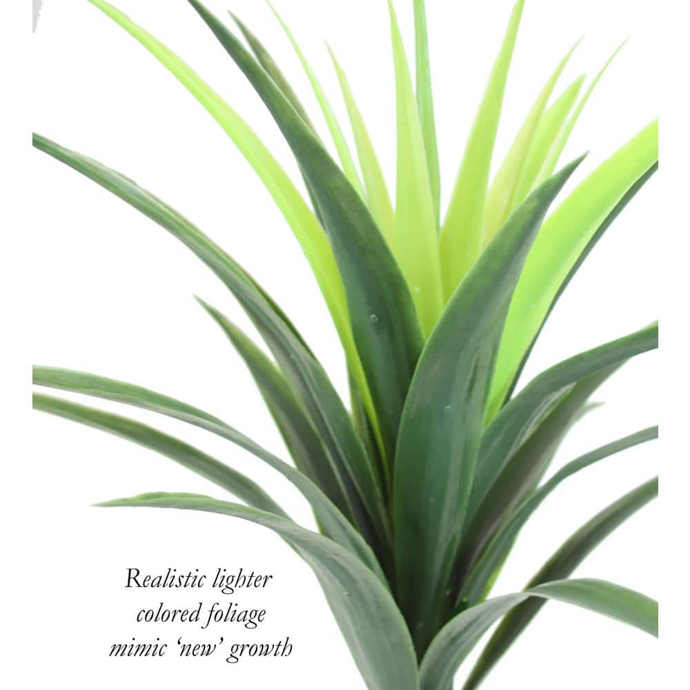 Mod Greenhouse 36" Faux Agave Plant in Matte Black Pot