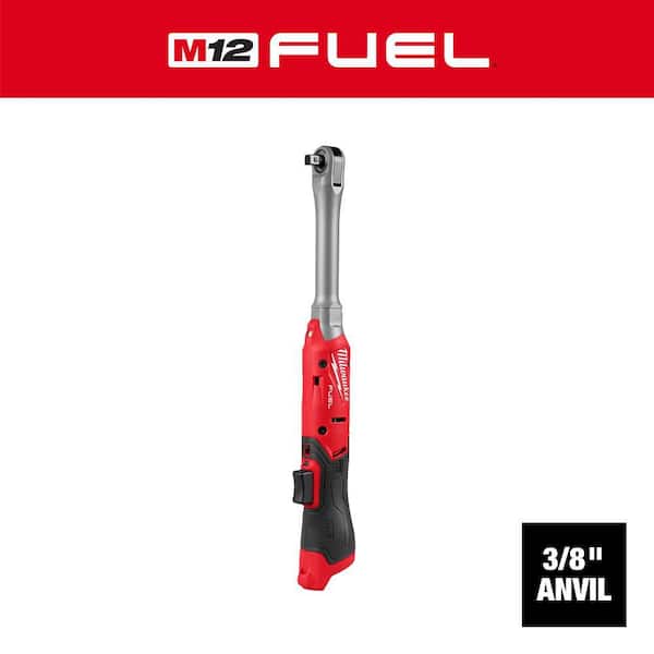 M12 FUEL 12V Lithium Ion Brushless 3/8 in. Drive Extended Reach Cordless Ratchet (Tool-Only)