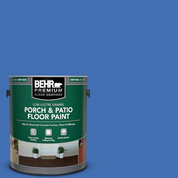 BEHR PREMIUM 1 gal. #T18-17 Wide Sky Low-Lustre Enamel Interior/Exterior Porch and Patio Floor Paint
