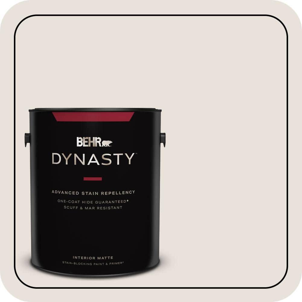 1 gal. #N180-1 Barely Brown Matte Interior Stain-Blocking Paint & Primer price history on PriceWatchPro