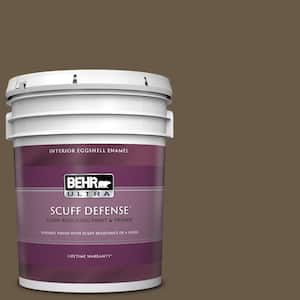 5 gal. #PPU7-25 Clove Brown Extra Durable Eggshell Enamel Interior Paint & Primer