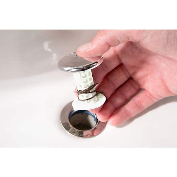 2 Sink Strainer Bath Stop Plug Holes Hair Traps Blocker Trapper