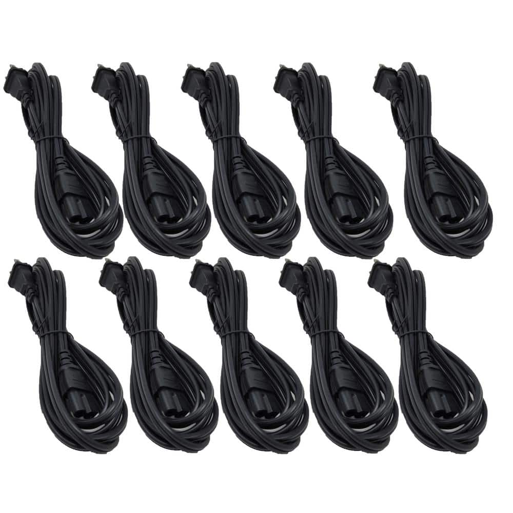 10 ft . (18AWG)/2-Prong Polarized Notebook Power Cord (NEMA 1-15P To C7) Indoor-Black (10-Pack) price history on PriceWatchPro