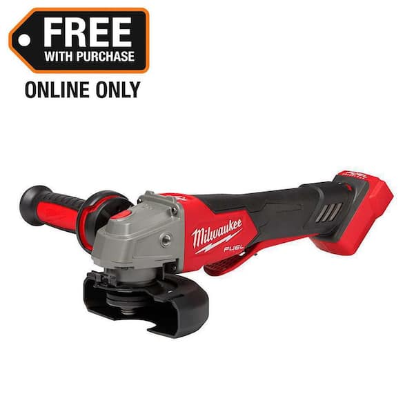 M18 FUEL 18V Lithium-Ion Brushless Cordless 4-1/2 in./5 in. Grinder with Variable Speed & Paddle Switch (Tool-Only)