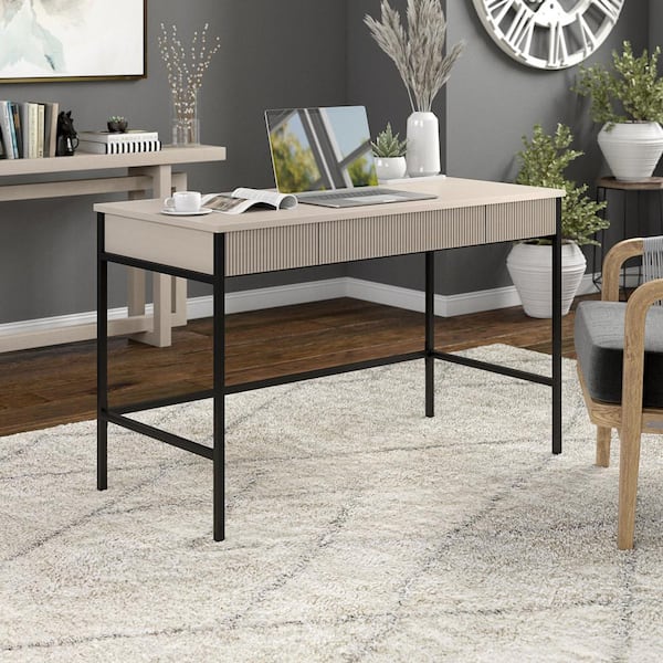 Meyer&Cross Nolan 47.63 in. Alder White Writing Desk OF2147 - The