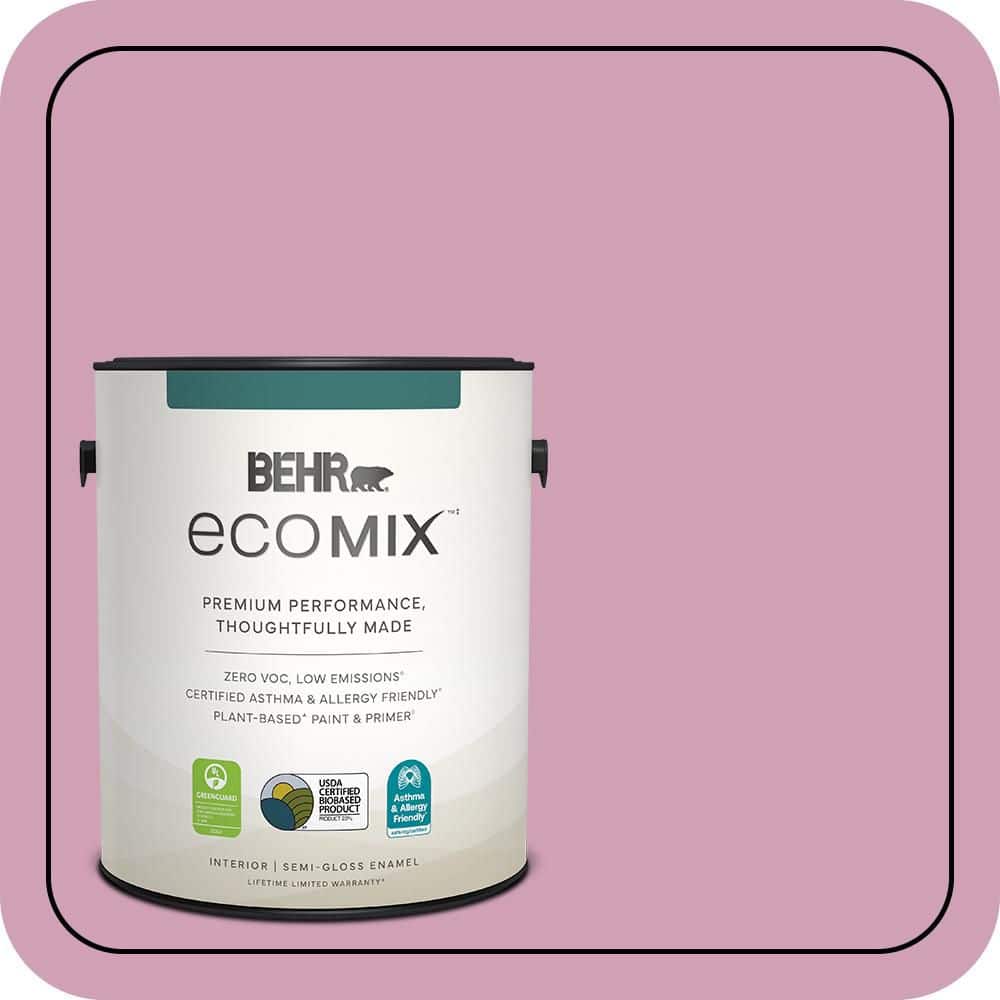 Collors Raspberry BEHR ECOMIX 1 gal. #M130-4 Raspberry Smoothie Semi-Gloss Enamel Plant ...