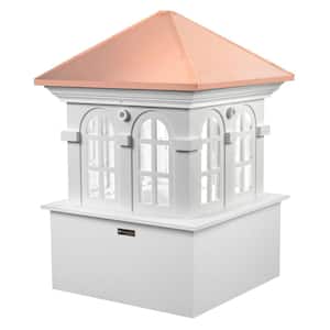 Smithsonian Chesapeake 30 in. x 45 in. Vinyl Cupola with Copper Roof