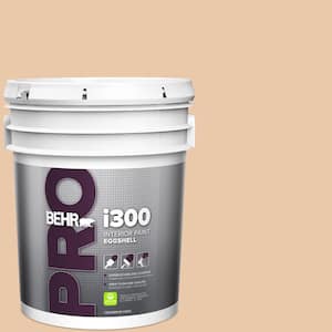 5 gal. #S250-2 Almond Biscuit Eggshell Interior Paint