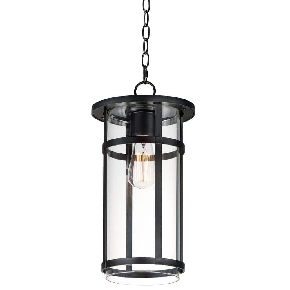 Clyde VX 17.5 in. Black 1-Light Outdoor VX Hanging Pendant Light price history on PriceWatchPro