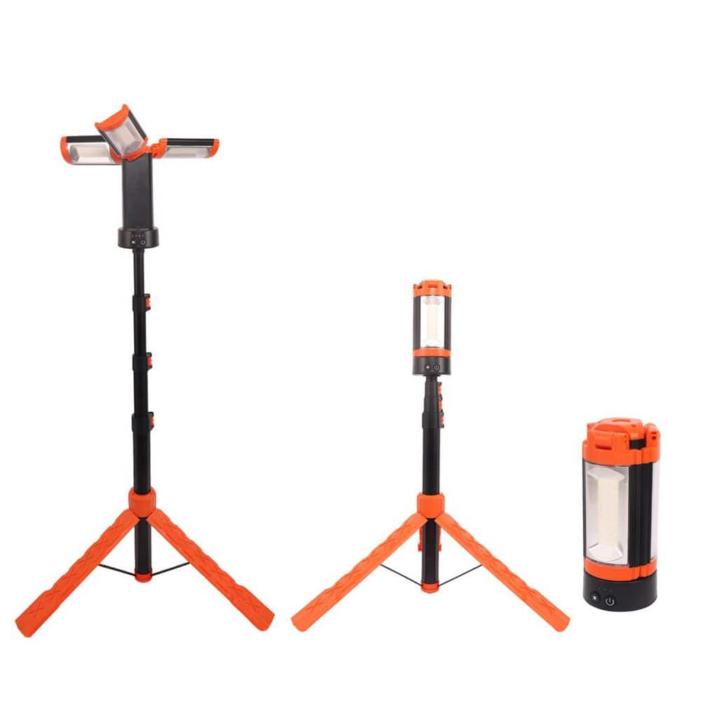 5-Volt 2179 Lumen 3-Leaf LED Cordless Panel Work Light Foldable LED Camping Light  Adjustable Stand Multiple Light Modes price history on PriceWatchPro