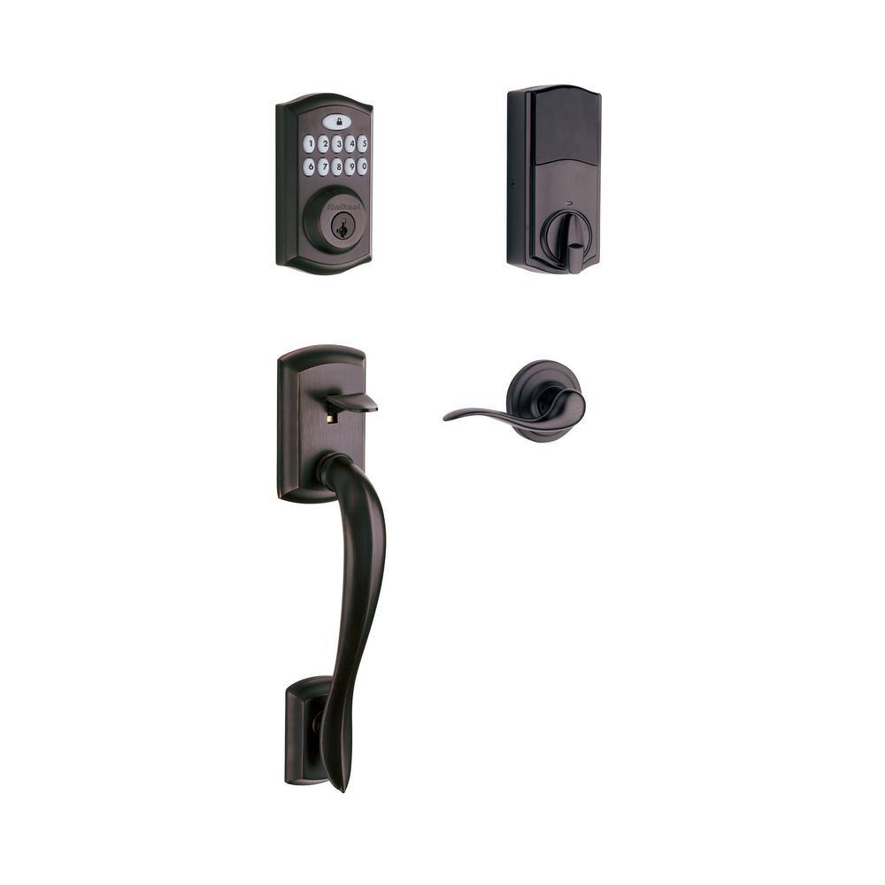Kwikset ZWave SmartCode 914 Bronze Single Cylinder Electronic