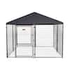 Lucky Dog STAY Series Presidential Steel Grey Kennel (10 ft x 10 ft x 6 ft) KPRM10-UR0310