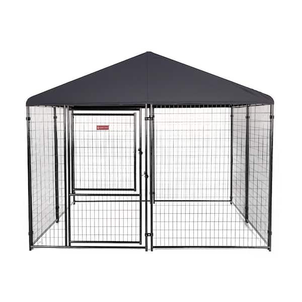 STAY Series Presidential Steel Grey Kennel (10 ft x 10 ft x 6 ft)