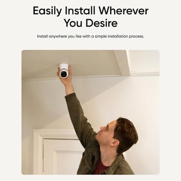 eufy C220-Wireless Indoor Hardwired Pan and Tilt Security Camera