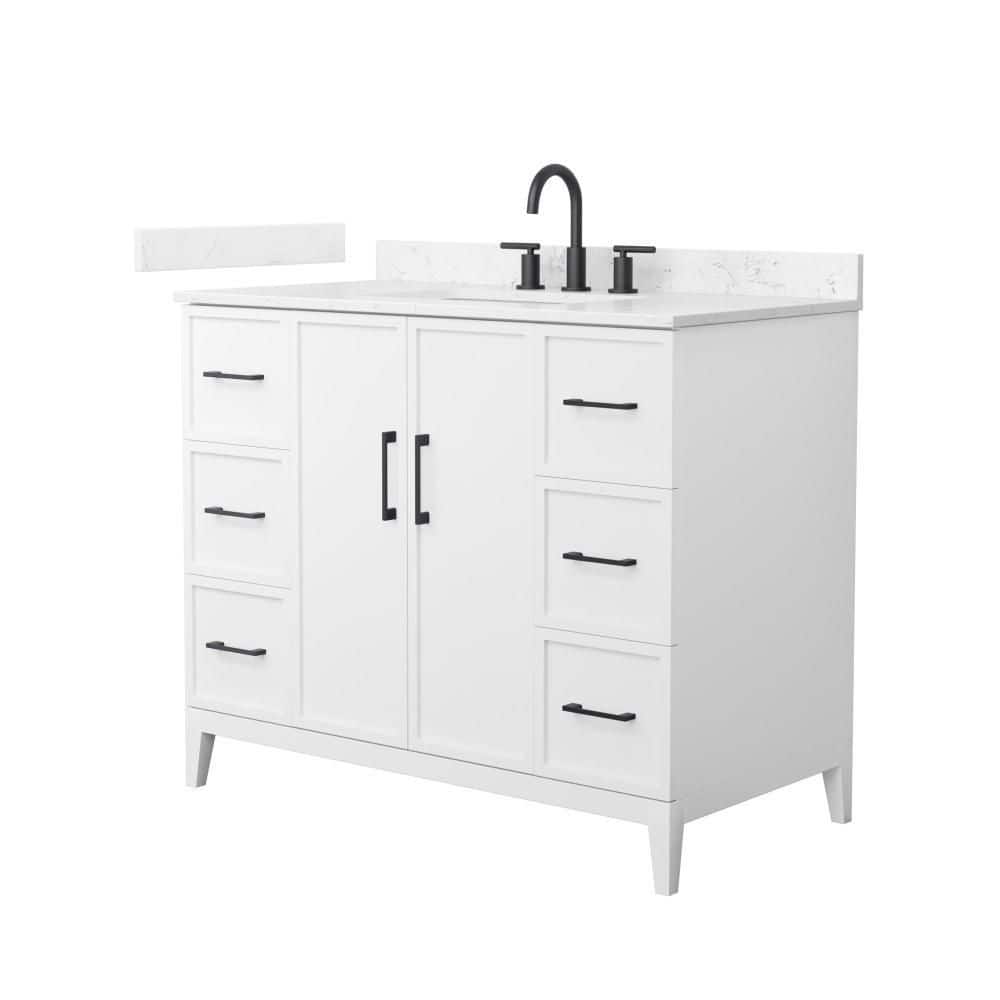 Elan 42 in. Single Freestanding White Bath Vanity with Top price history on PriceWatchPro
