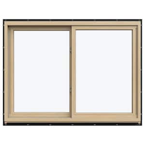 47.3125 in. x 35.5625 in. W-5500 Left-Hand Sliding Wood Clad Window