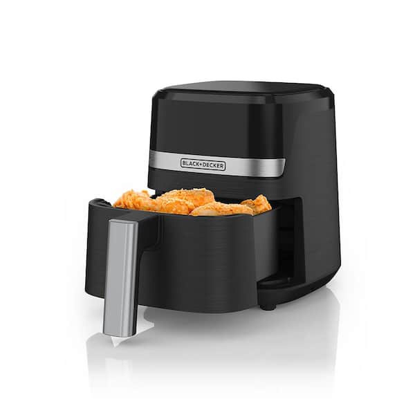 BLACK+DECKER 2 qt. Black Air Fryer Black AFBD22-0BD - The Home Depot