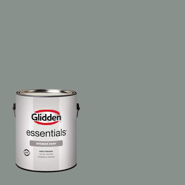 Glidden Essentials 1 gal. PPG1033-5 Gray Heron Eggshell Interior Paint